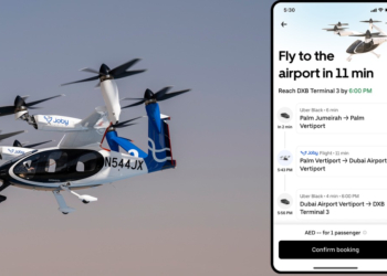 Uber анонсировал запуск воздушного такси в Дубае