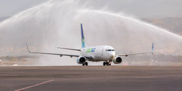 Первый грузовой рейс flydubai прибыл в Алматы: самолет заправила «КМГ-Аэро»